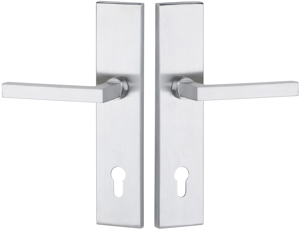 HERMAT Schutz-Drückergarnitur SQUARE 1835/2094.SH, ES 1, Edelstahl