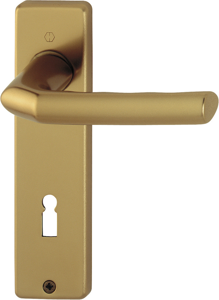 HOPPE® Drückergarnitur mit Kurzschild Birmingham 1117/202KP/AP, Aluminium, 3147569 HOPPE® Drückergarnitur mit Kurzschild Birmingham 1117/202KP/AP, Aluminium, 3147569