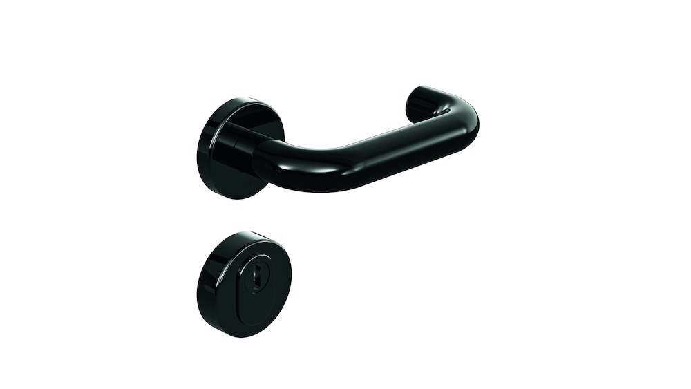 HEWI Schutz-Drücker-Halbgarnitur mit Rosetten 111R23.230, VK 8 mm, Polyamid, 111R23.230 90