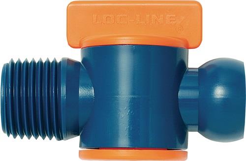LOC-LINE Absperrventil Gr.1/2 Zoll m.AG Btl.m.2 St.LOC-LINE