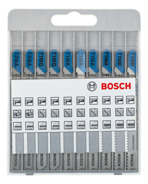 BOSCH Stichsägeblatt-Set Basic for Metal, 10-teilig