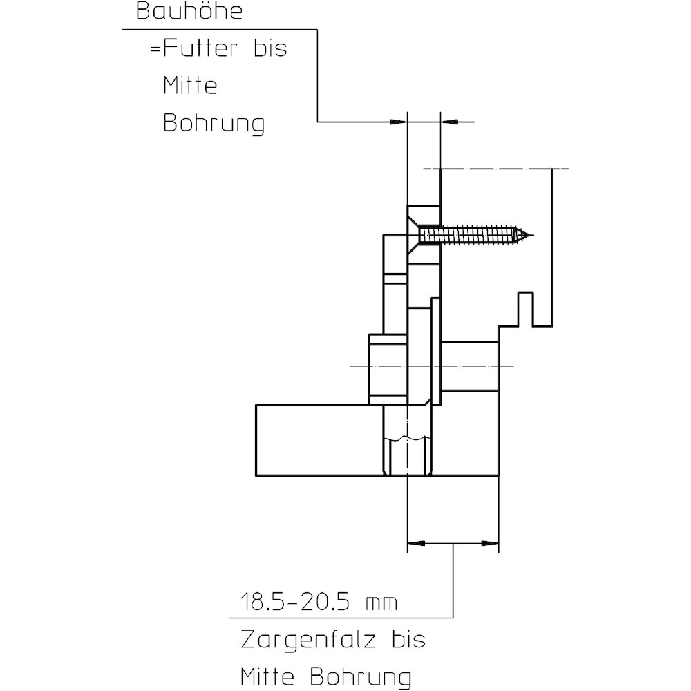 SIMONSWERK Anschraubtasche VARIANT® V 3632