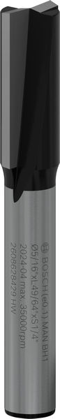 BOSCH Nutfräser 1/4", D1 8 mm, L 19,5 mm, G 51 mm