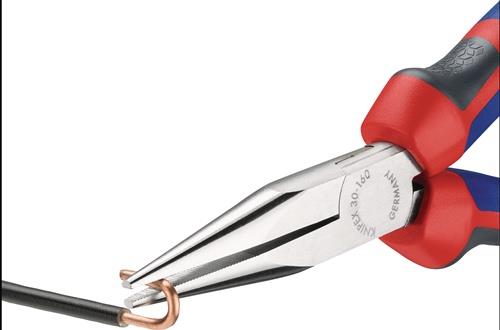 KNIPEX Langbeckzange Gesamt-L.160mm Form 2 Kopf verchr.lang,flach-rund Comfort-Griff KNIPEX Langbeckzange Gesamt-L.160mm Form 2 Kopf verchr.lang,flach-rund Comfort-Griff