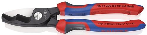 KNIPEX Kabelschere L.200mm Comfort-Griff KNIPEX