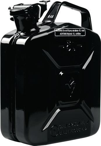 VALPRO Kraftstoffkanister 5l Schwarz RAL 9005 Stahlbl.0,9mm L230xB120xH310mm VALPRO