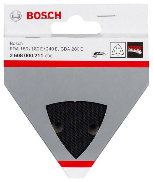 BOSCH Schleifplatte für Bosch-Dreieckschleifer, GDA 280 E PDA 180 PDA 180 E PDA 240 E