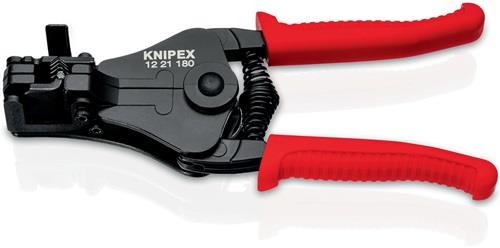 KNIPEX Abisolierzange L.180mm schwarz lack.Ku.-Überzug m.Öffnungsf.KNIPEX