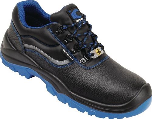 CRAFTLAND Sicherheitsschuh NAUEN Gr.43 W.10,5 schwarz/blau S3 FO SR ESD EN20345 CRAFTLAND