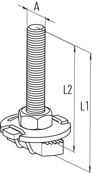 FISCHER Hammerkopfschraube FHS Clix S 10x30