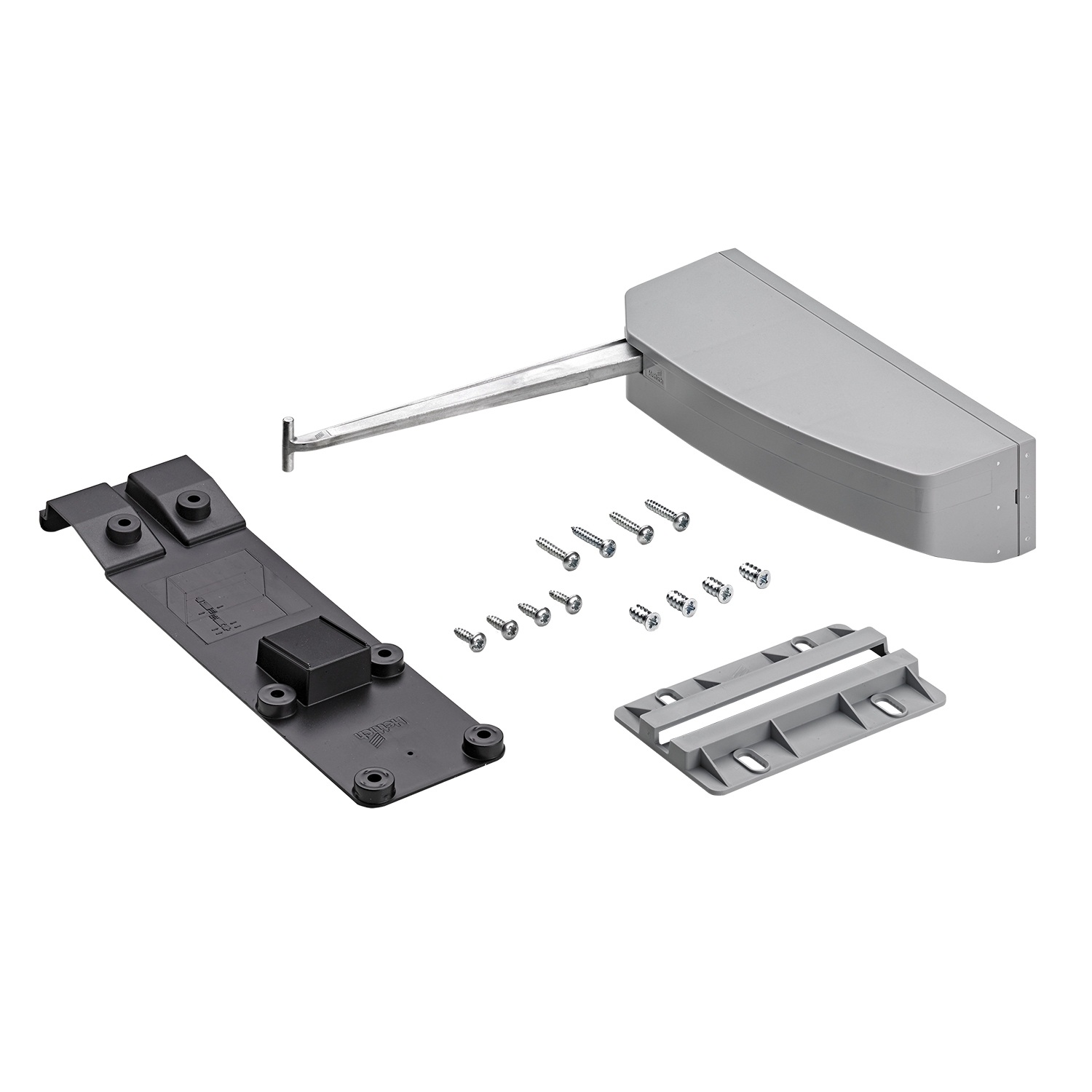 HETTICH WingLine L, Basisset Push to move, leicht, grau, links, 9266113