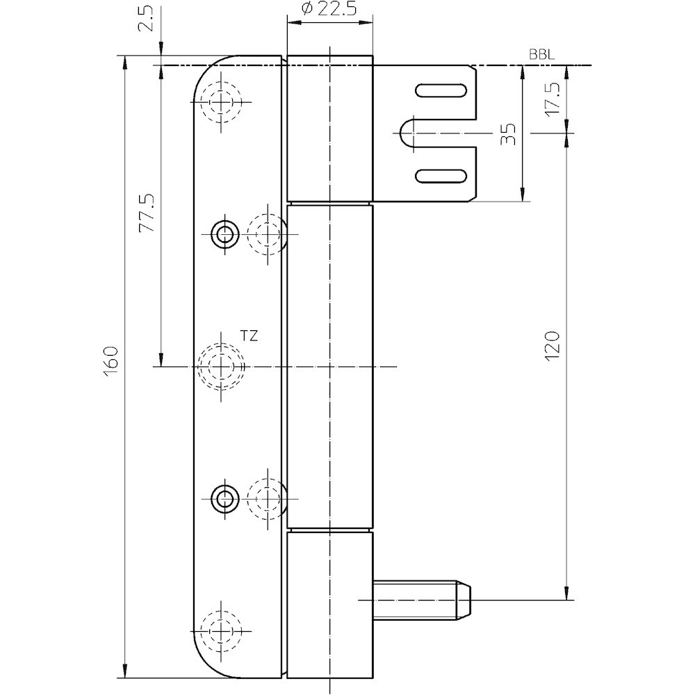 SIMONSWERK Objektband VARIANT® VN 8938/160 U FD