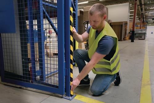 DURABLE Eckschutz gelb/schwarz 1000mm PUR-Schaum Typ C25R DURABLE