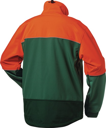 ELYSEE Waldarbeiter-Softshelljacke SANDDORN Gr.XXL grün/orange ELYSEE