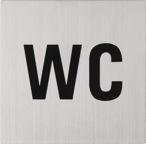 TECWERK Hinweiszeichen NW-4600-1 VA Farb-Nr.60 B.126mm H.126mm TECWERK