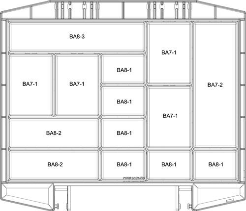 RAACO Sortimentskoffer boxxser B421xT361xH78mm 14 Fächer m.Profilraster RAACO