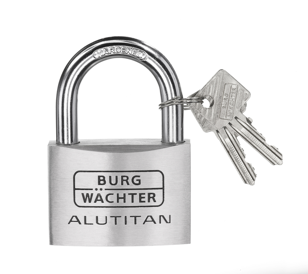 BURG-WÄCHTER BURG-WÄCHTER Vorhangschloss Alutitan 770 60, 36120