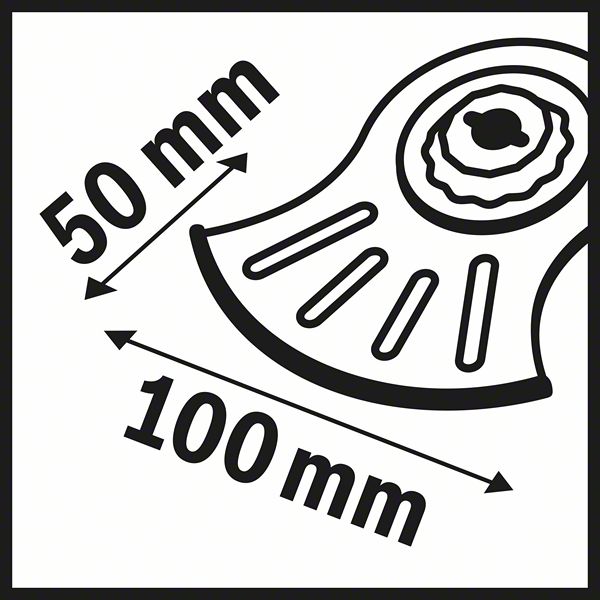BOSCH Segmentsägeblatt MACZ 145 MT4, 145 mm, 1er-Pack