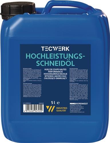 TECWERK Hochleistungsschneidöl 5l Kanister TECWERK