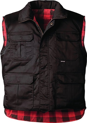 PROMAT Truckerweste Handeloh Gr.XXL 62/64 schwarz CRAFTLAND PROMAT Truckerweste Handeloh Gr.XXL 62/64 schwarz CRAFTLAND