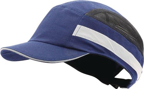 TECWERK Anstoßkappe Daylight Base-Cap II 52-65cm blau Schirml.5cm EN 812:2012 TECWERK