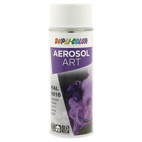DUPLI-COLOR Buntlackspray AEROSOL Art verkehrsweiß glänzend RAL 9016 400ml Spraydose