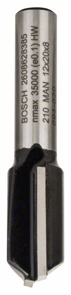 BOSCH Nutfräser Standard for Wood, 8 mm, D1 12 mm, L 20 mm, G 51 mm