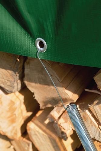 WINDHAGER Schutzplanen Bef-set.6 Spannfedern u.6 Holzkrallen L.30cm WINDHAGER