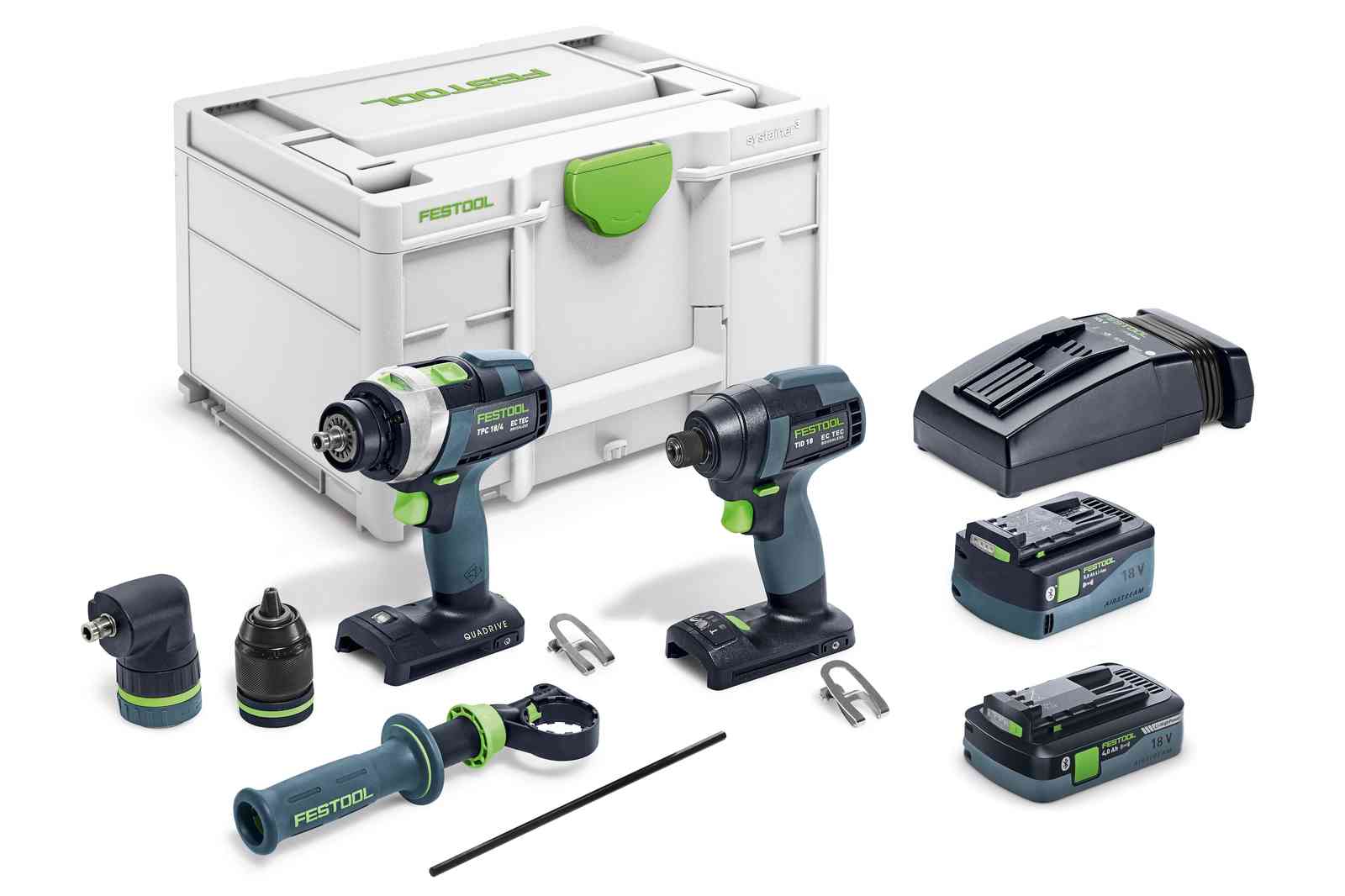 FESTOOL Schrauber- und Bohrer-Set TID 18 5,0/4,0-Set TPC 18/4 577654