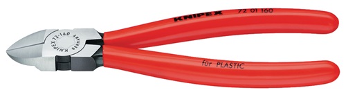 KNIPEX Seitenschneider f.Ku.L.180mm ger.Ku.-Überzug KNIPEX