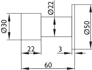 HERMAT Wand-Türstopper 3687
