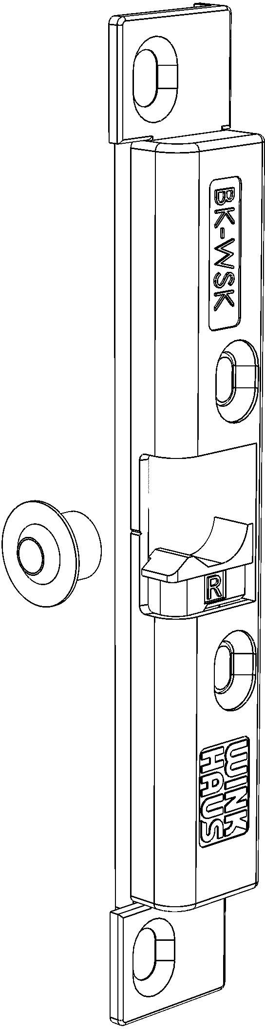 WINKHAUS Balkontürschnäpper BK 60, Zinkdruckguss,