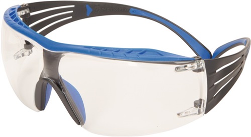 3M Schutzbrille SecureFit™ 400X EN 166 Bügel blau/grau,Scheibe klar PC 3M