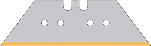 PROMAT Trapezklinge L61xB18,7xS0,65mm Titan m.Lochung 10 St./Spender PROMAT