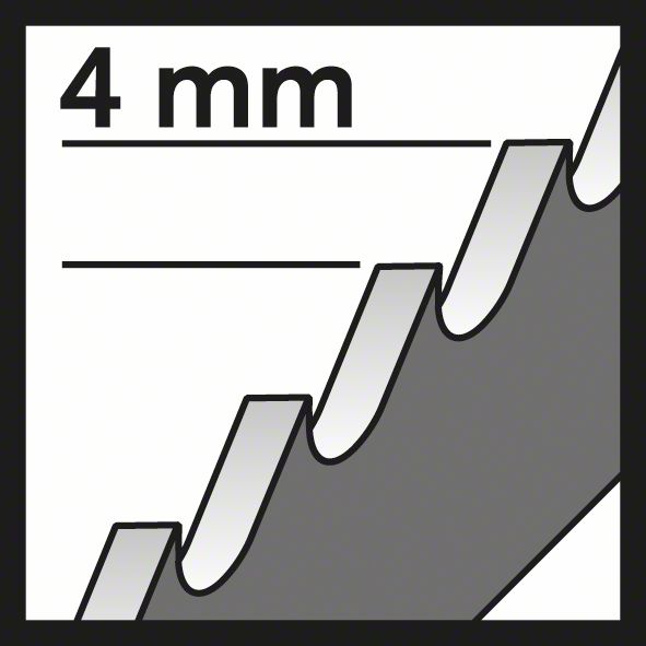 BOSCH Stichsägeblatt U 111 D Basic for Wood, 3er-Pack