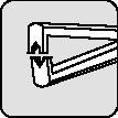 PROMAT Abisolierzange L.160mm VDE verchr.Mehrkomp.-Hüllen m.Öffnungsf.PROMAT