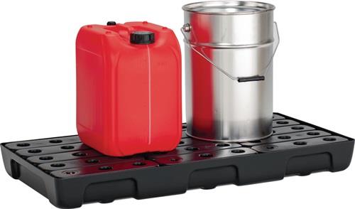 CEMO Regalwanne 27l L976xB495xH95mm PE m.PE-Rost u.Leckanzeiger CEMO
