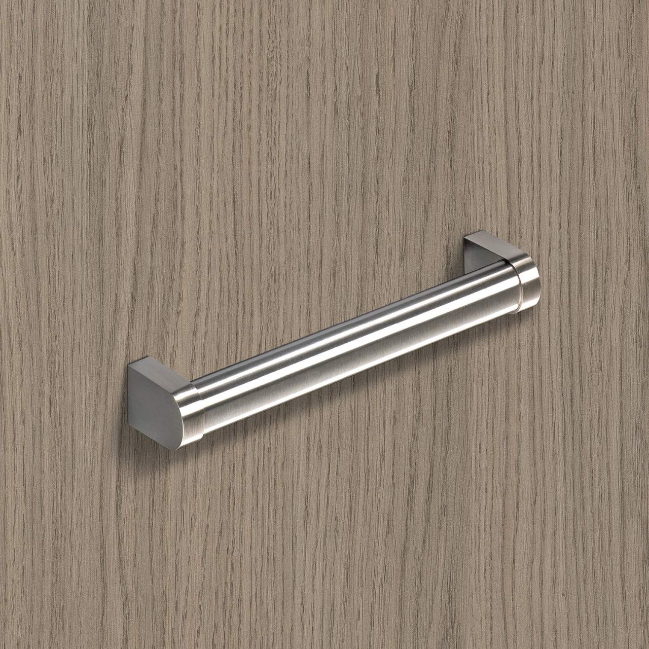 HETTICH Griff Como, •–• 320, L 332 mm, B 26 mm, H 45 mm, Edelstahl gebürstet / Edelstahl Optik gebürstet, 115078