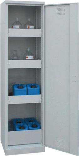 LACONT Chemikalien- u.Giftschrank H1950xB950xT500mm Anz.Flügeltüren 2
