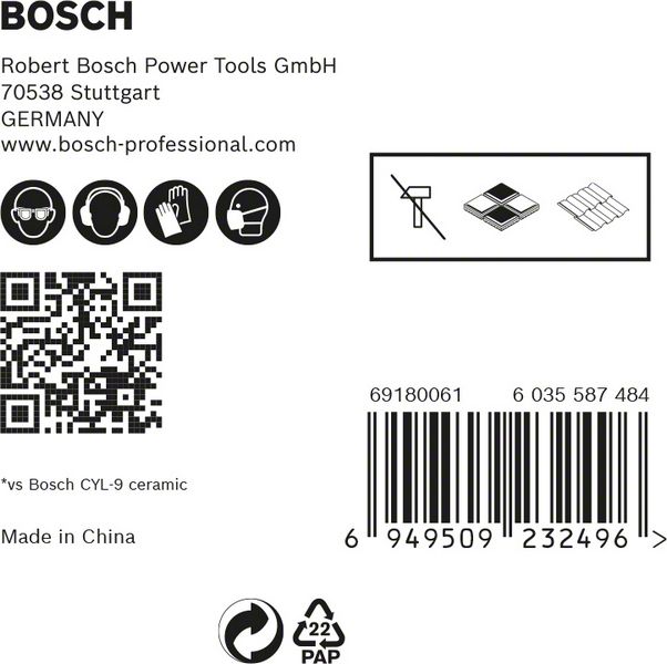 BOSCH EXPERT HEX-9 HardCeramic Bohrer-Set, 4/5/6/8/10 mm, 5-tlg.. Für Dreh- und Schlagbohrer BOSCH EXPERT HEX-9 HardCeramic Bohrer-Set, 4/5/6/8/10 mm, 5-tlg.. Für Dreh- und Schlagbohrer