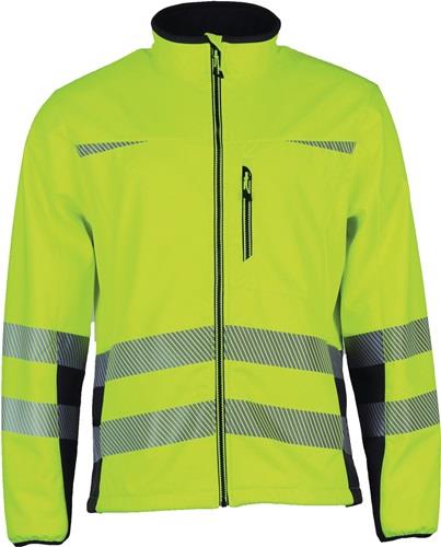 PREVENT TRENDLINE Warnschutz-Softshelljacke Prevent® Trendline Gr.M gelb/schwarz