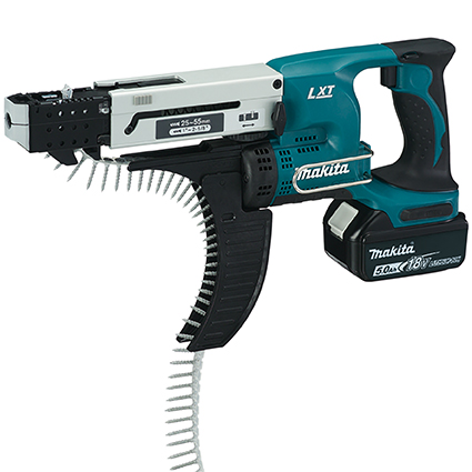 MAKITA Akku-Magazinschrauber 18V / 2x 5,0 Ah DFR550RTJ