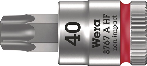 WERA Steckschlüsseleinsatz 8767 A HF TORX® 1/4 Zoll T40 L.28mm WERA WERA Steckschlüsseleinsatz 8767 A HF TORX® 1/4 Zoll T40 L.28mm WERA