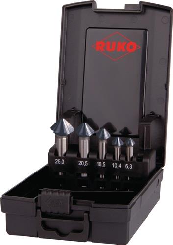 RUKO Kegelsenkersatz DIN 335 90Grad ULTIMATECUT 6,3-20,5mm HSSE-Co 5 RUnaTEC 6-tlg.