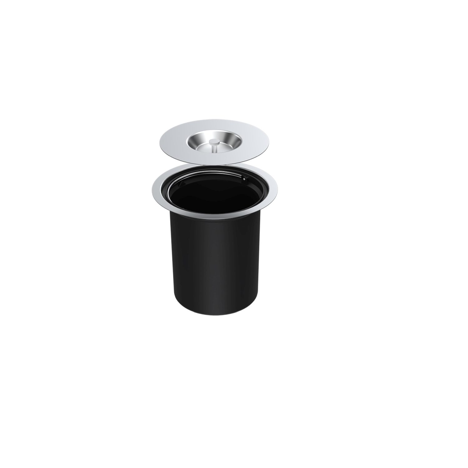 HETTICH Bin.it Drop, 5 l, 235 mm, Kunststoff schwarz, 9079925