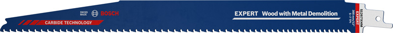 BOSCH EXPERT ‘Wood with Metal Demolition’ S 1267 XHM Säbelsägeblatt, 10 Stück. Für Säbelsägen