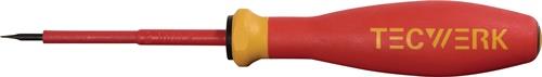 TECWERK Schraubendreher Schneiden-B.6,5mm Klingen-L.150mm VDE isol.TECWERK