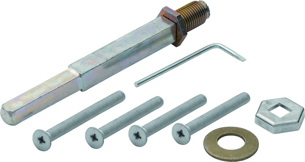 HOPPE® Befestigungsset für Schutz-Wechselgarnituren ES1/ES2 (Knopf/Griff), VK 10/8 mm, 12114509