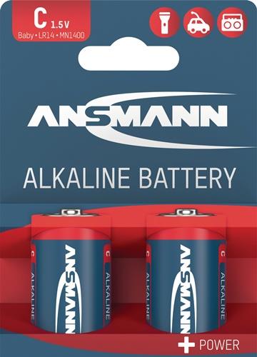 ANSMANN Batterie 1,5 V C-AM2-Baby 7000 mAh LR14 4914 2 St./Bl.ANSMANN
