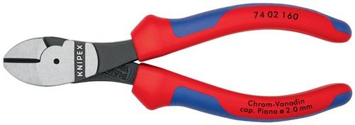 KNIPEX Kraftseitenschneider L.160mm pol.Form 0 2K-Hülle KNIPEX